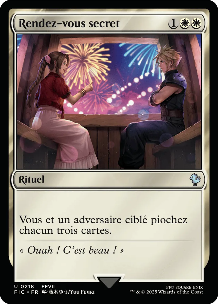 Rendez-vous secret — Final Fantasy Commander — Magic: The Gathering