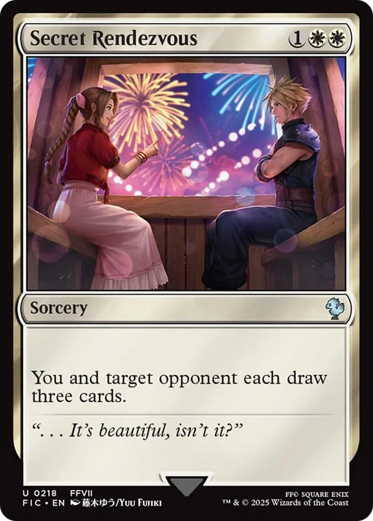 Rendez-vous secret — Final Fantasy Commander — Magic: The Gathering