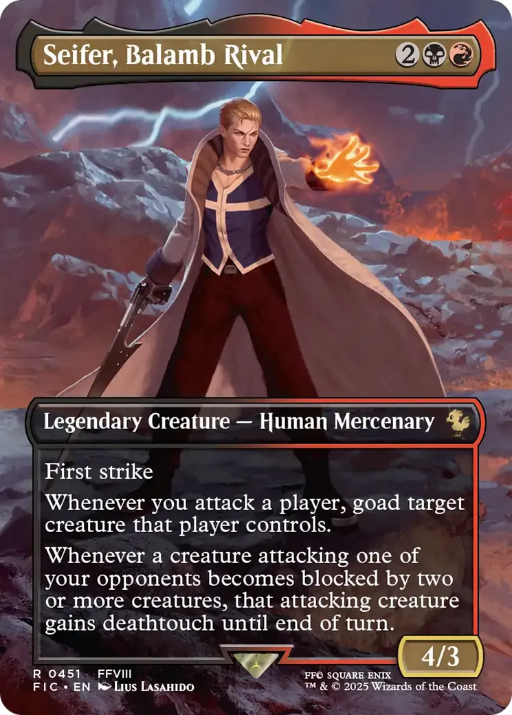 Seifer, Balamb Rival — Final Fantasy Commander — Magic: The Gathering
