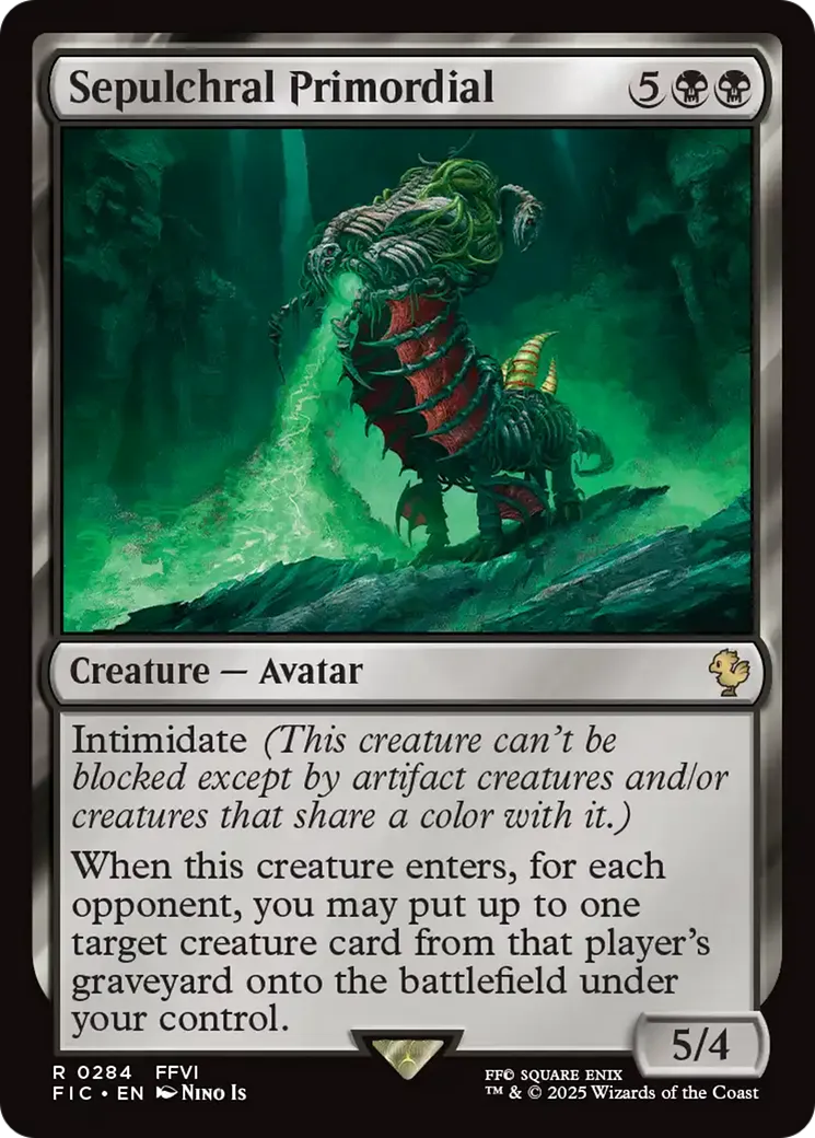Primordial sépulcral — Final Fantasy Commander — Magic: The Gathering
