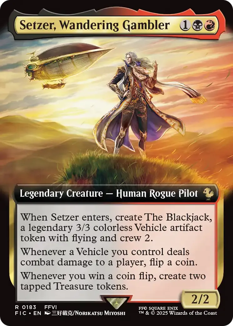 Setzer, Wandering Gambler — Final Fantasy Commander — Magic: The Gathering