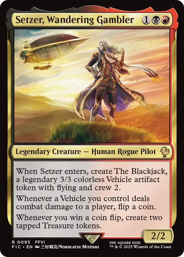 Setzer, Wandering Gambler — Final Fantasy Commander — Magic: The Gathering