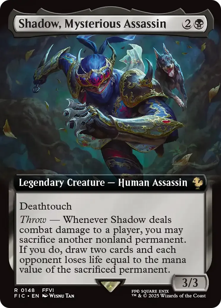 Shadow, Mysterious Assassin — Final Fantasy Commander — Magic: The Gathering
