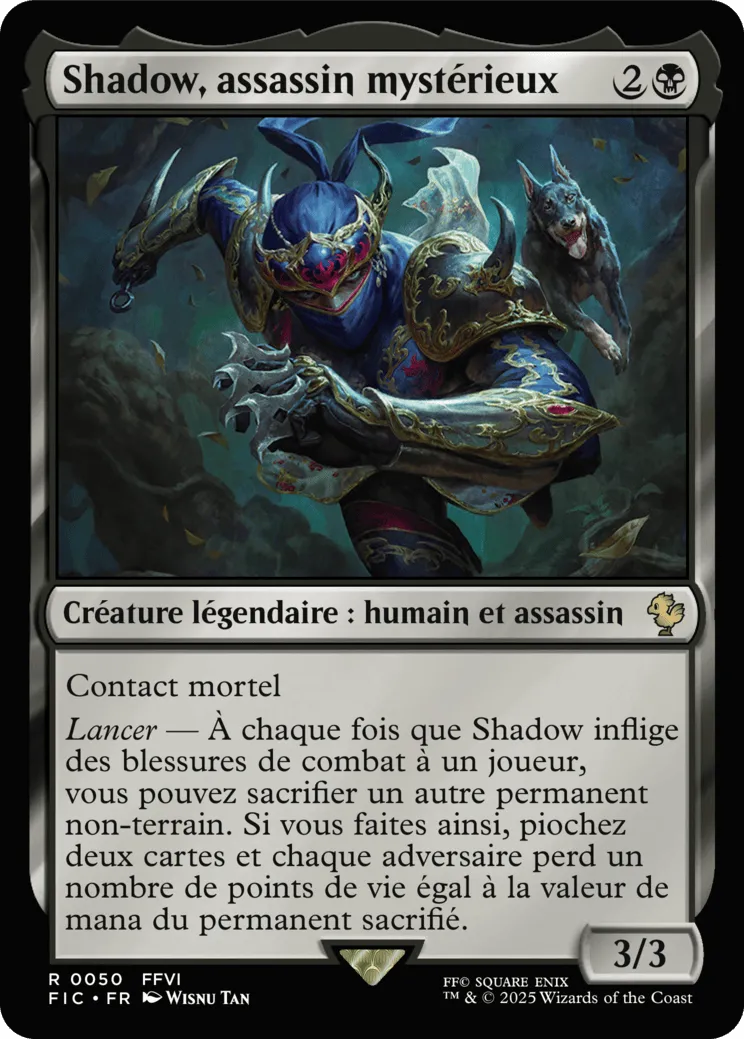 Shadow, assassin mystérieux — Final Fantasy Commander — Magic: The Gathering