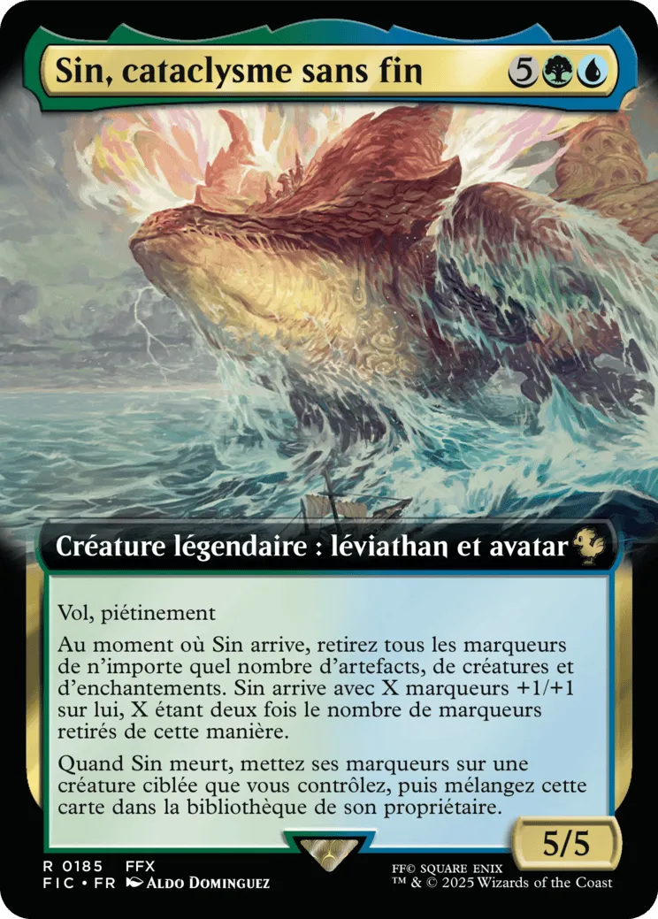 Sin, cataclysme sans fin — Final Fantasy Commander — Magic: The Gathering