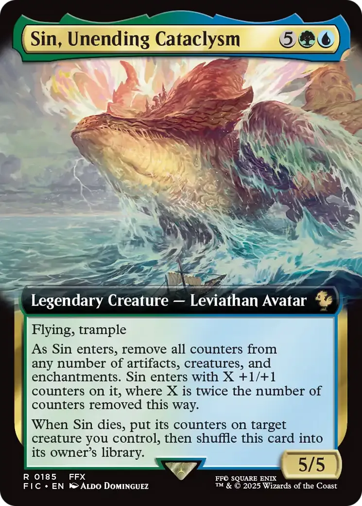 Sin, Unending Cataclysm — Final Fantasy Commander — Magic: The Gathering