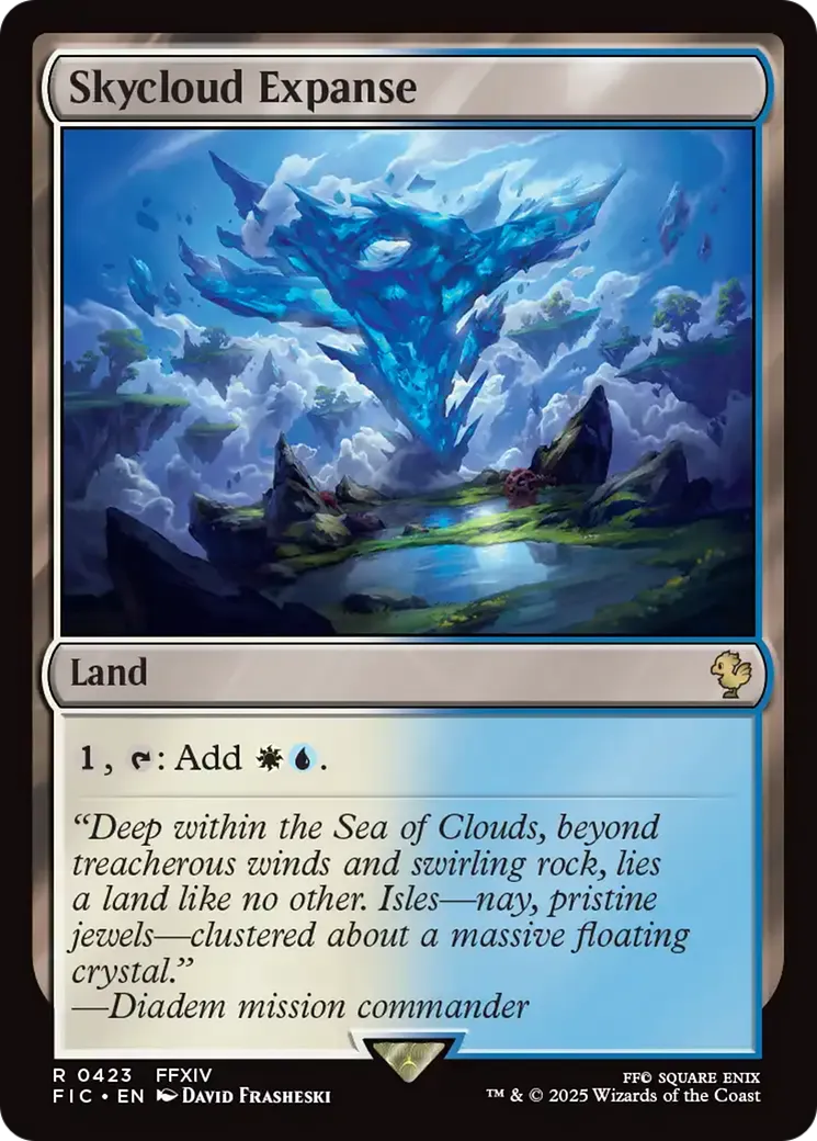 Immensité de Cielcouvert — Final Fantasy Commander — Magic: The Gathering