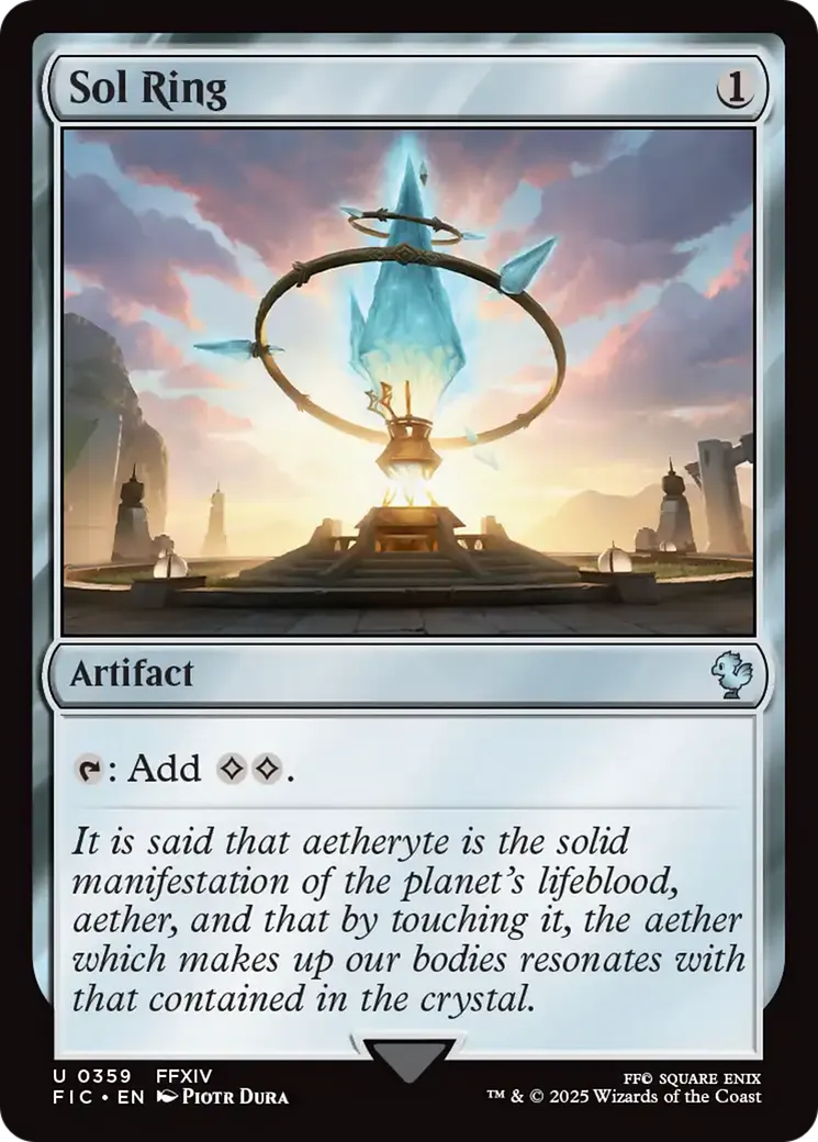 Anneau solaire — Final Fantasy Commander — Magic: The Gathering