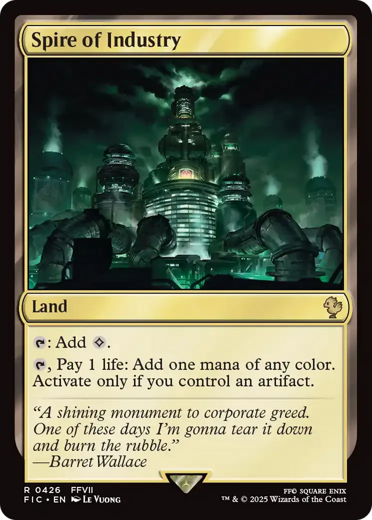 Tour de l'industrie — Final Fantasy Commander — Magic: The Gathering
