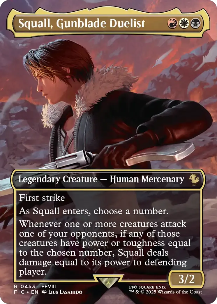 Squall, Gunblade Duelist — Final Fantasy Commander — Magic: The Gathering