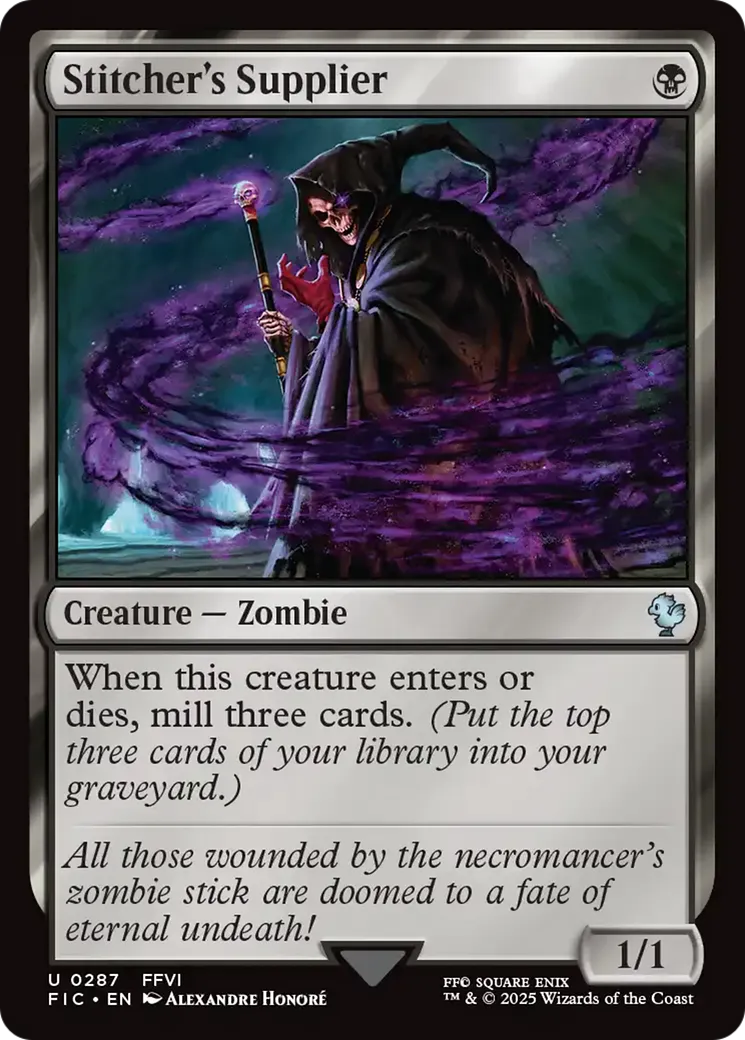 Stitcher's Supplier — Final Fantasy Commander — Magic: The Gathering