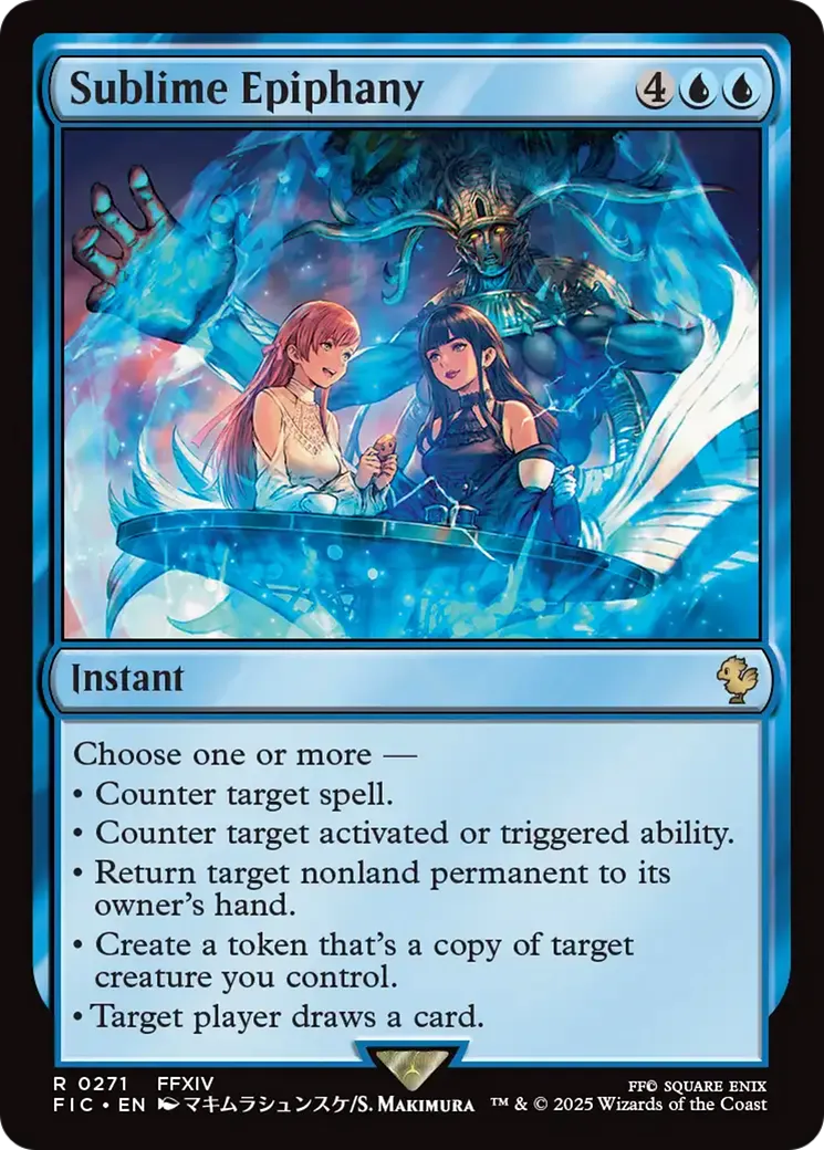 Sublime Epiphany — Final Fantasy Commander — Magic: The Gathering
