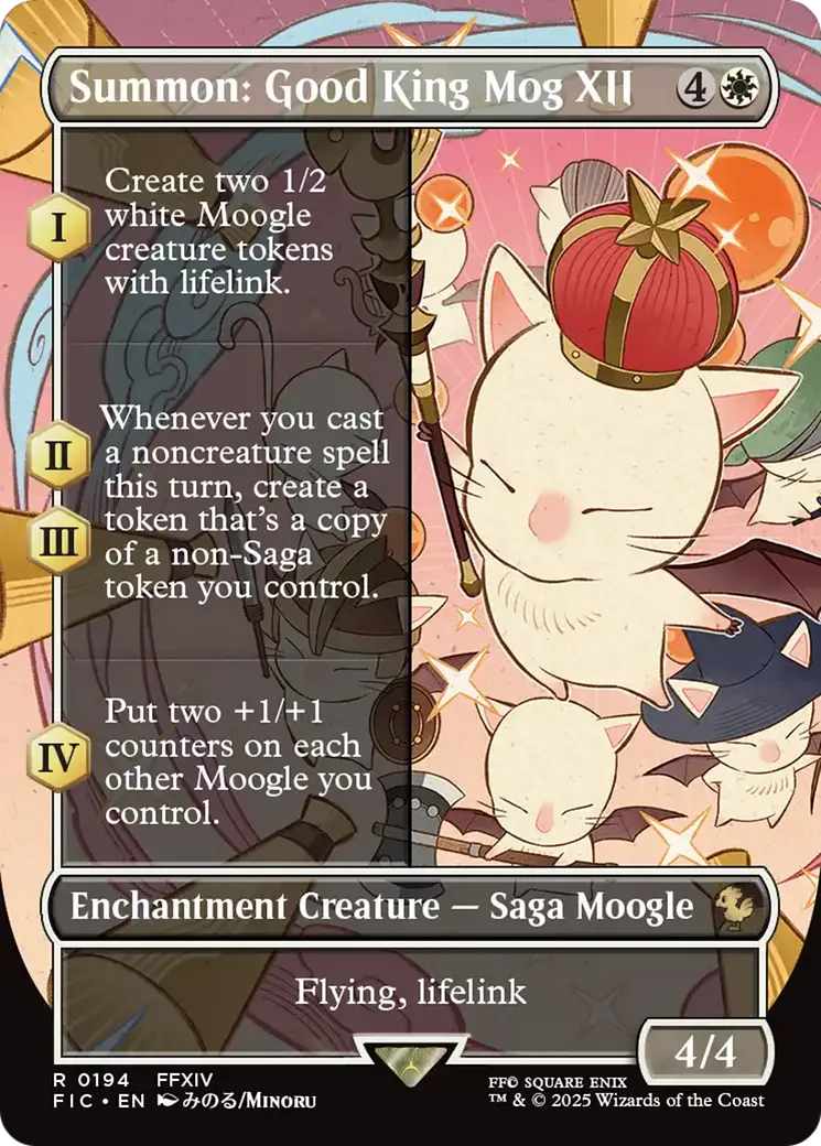 Summon: Good King Mog XII — Final Fantasy Commander — Magic: The Gathering