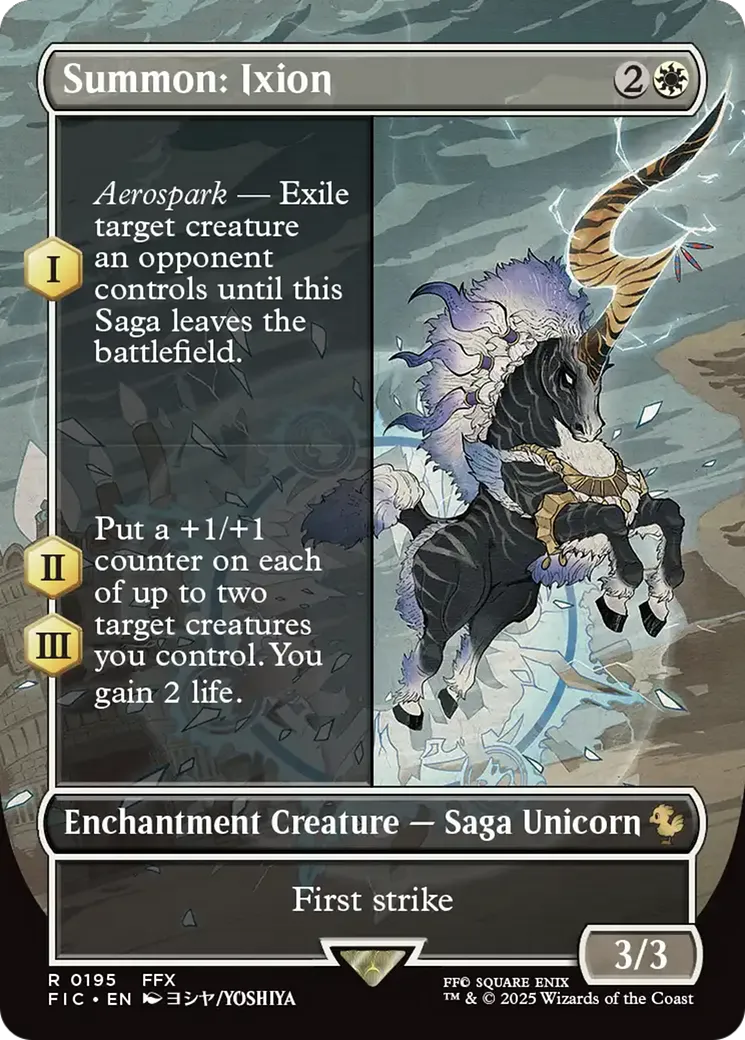 Summon: Ixion — Final Fantasy Commander — Magic: The Gathering