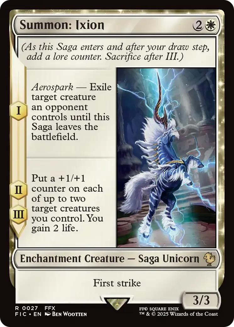Summon: Ixion — Final Fantasy Commander — Magic: The Gathering