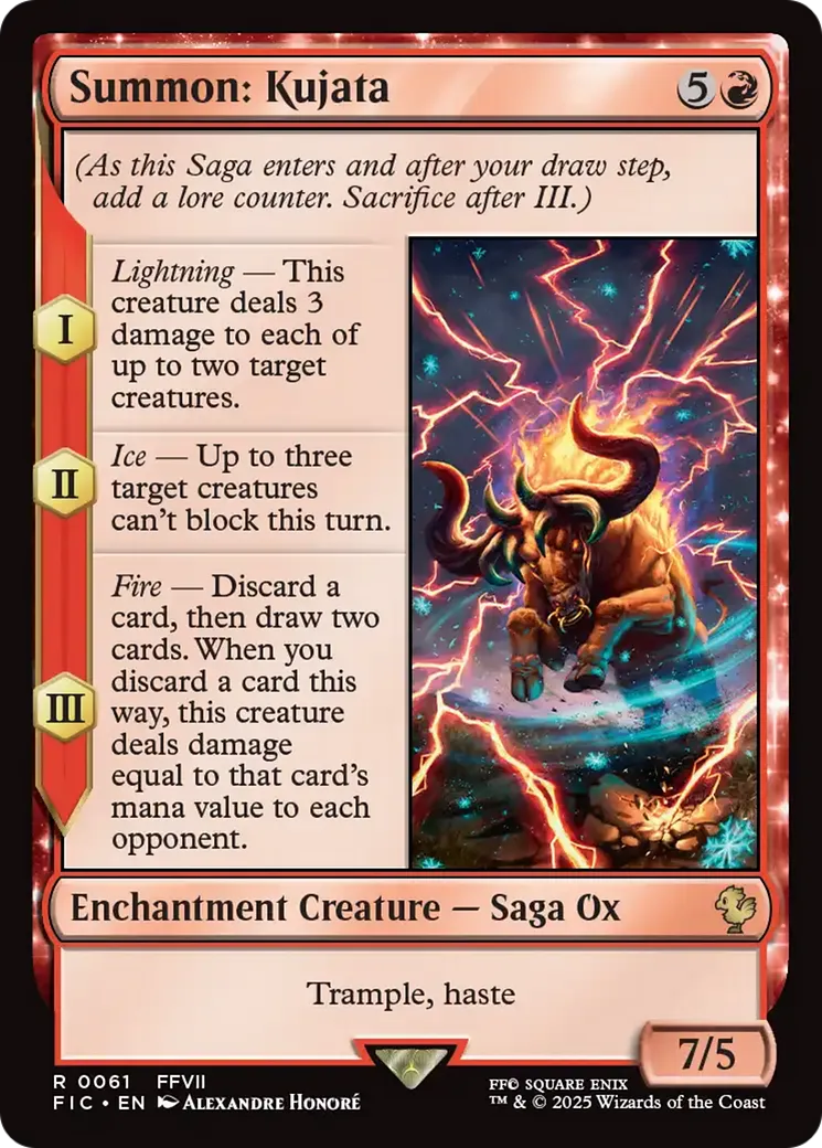 Summon: Kujata — Final Fantasy Commander — Magic: The Gathering