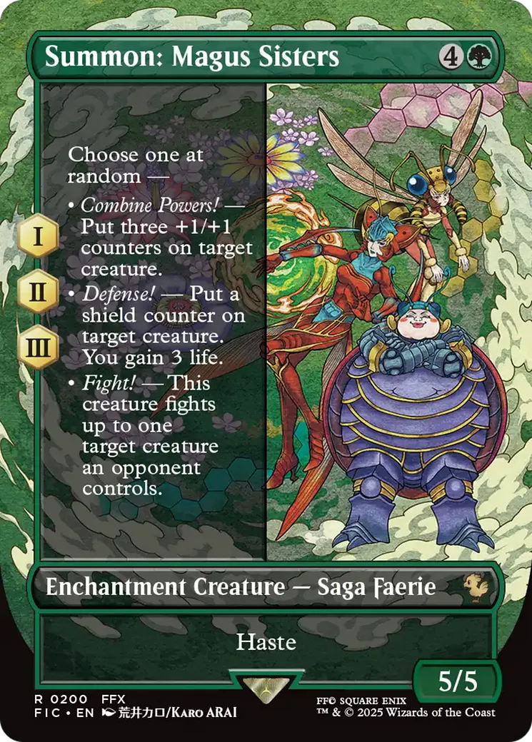Invocation : sœurs Magus — Final Fantasy Commander — Magic: The Gathering