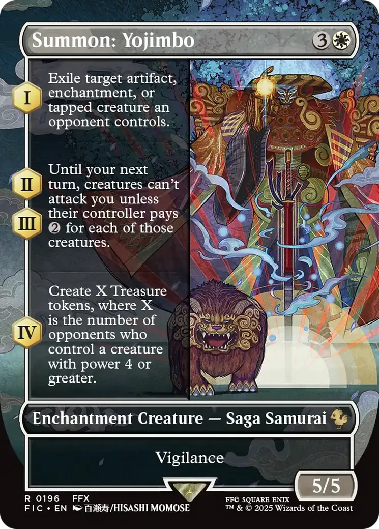 Invocation : Yojimbo — Final Fantasy Commander — Magic: The Gathering