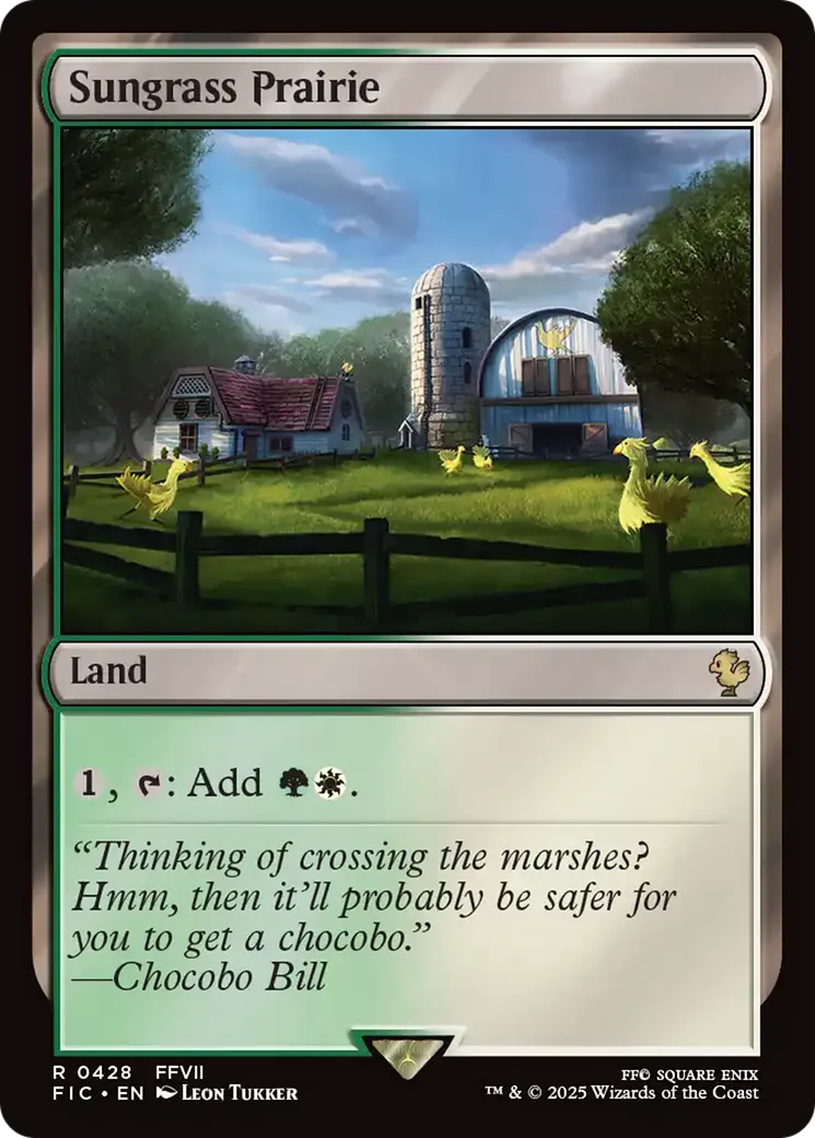 Prairie de Solherbe — Final Fantasy Commander — Magic: The Gathering