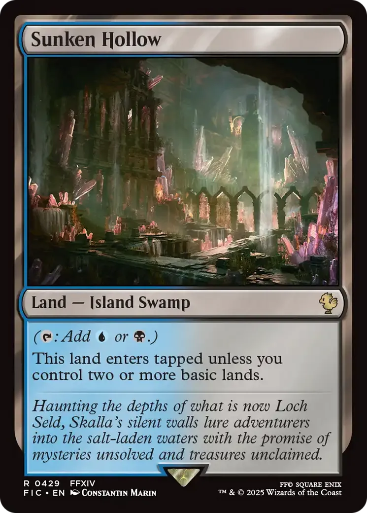 Dépression engloutie — Final Fantasy Commander — Magic: The Gathering