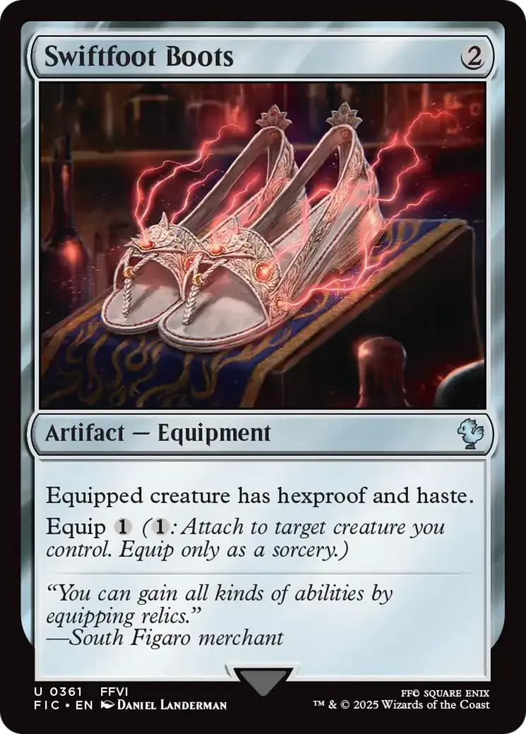 Bottes de piedagile — Final Fantasy Commander — Magic: The Gathering