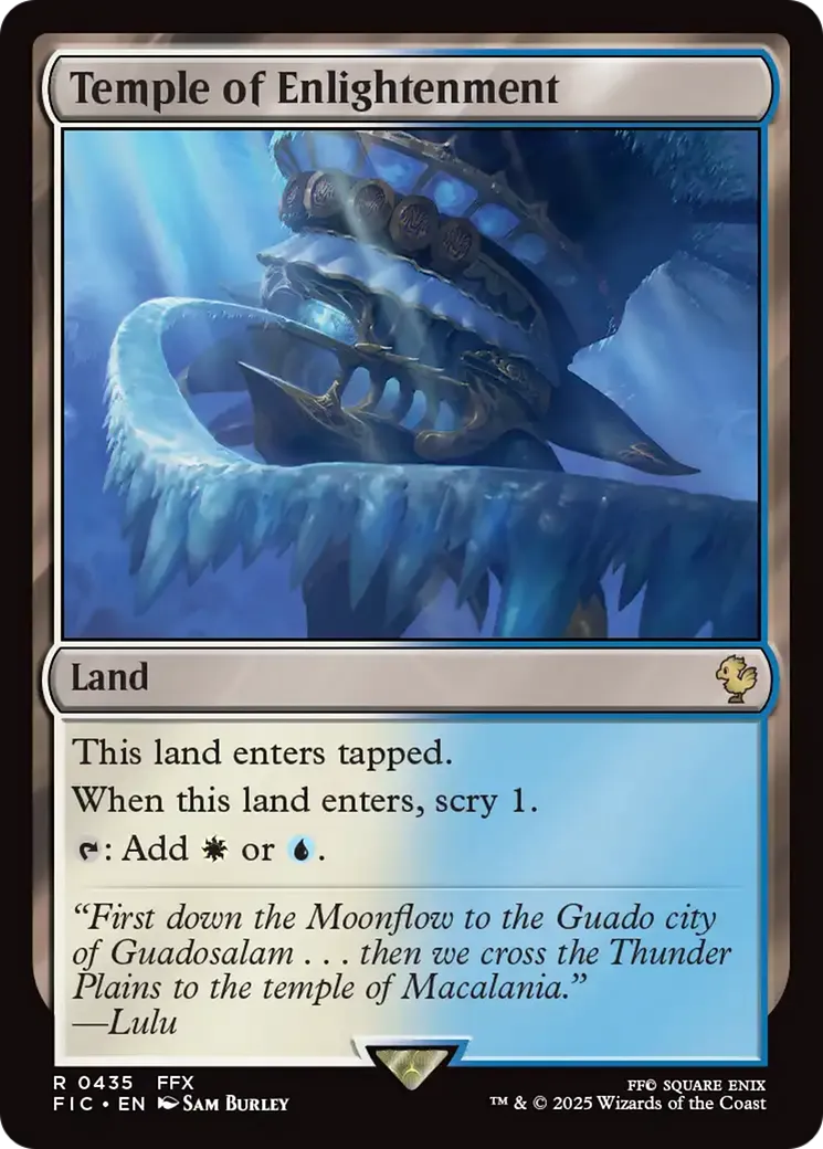Temple de l'illumination — Final Fantasy Commander — Magic: The Gathering