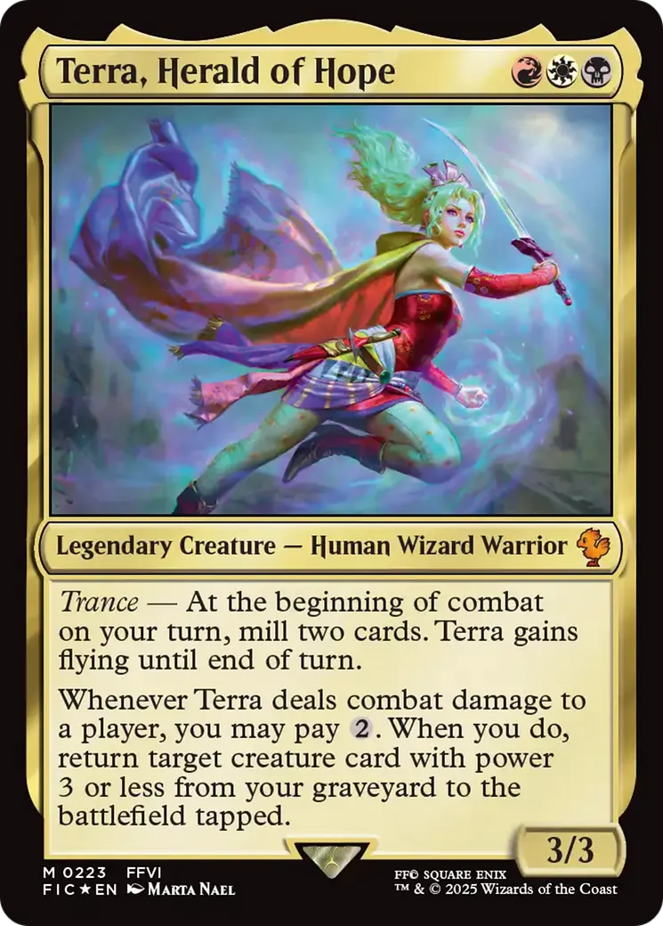 Terra, symbole d'espoir pour le monde — Final Fantasy Commander — Magic: The Gathering