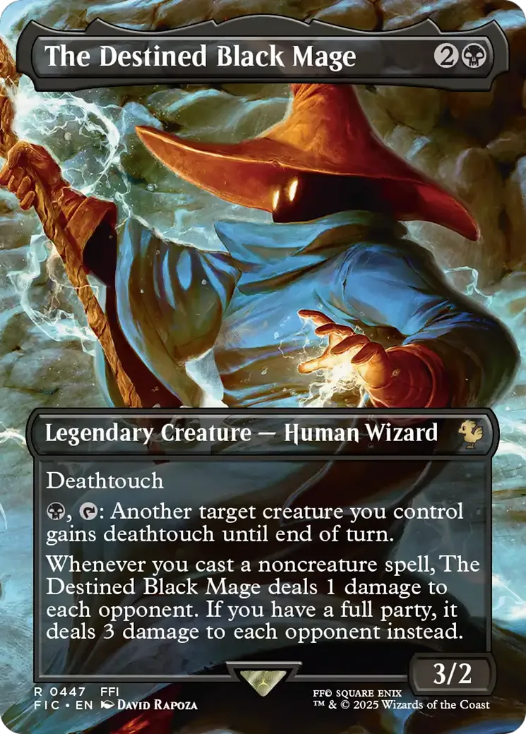 The Destined Black Mage — Final Fantasy Commander — Magic: The Gathering