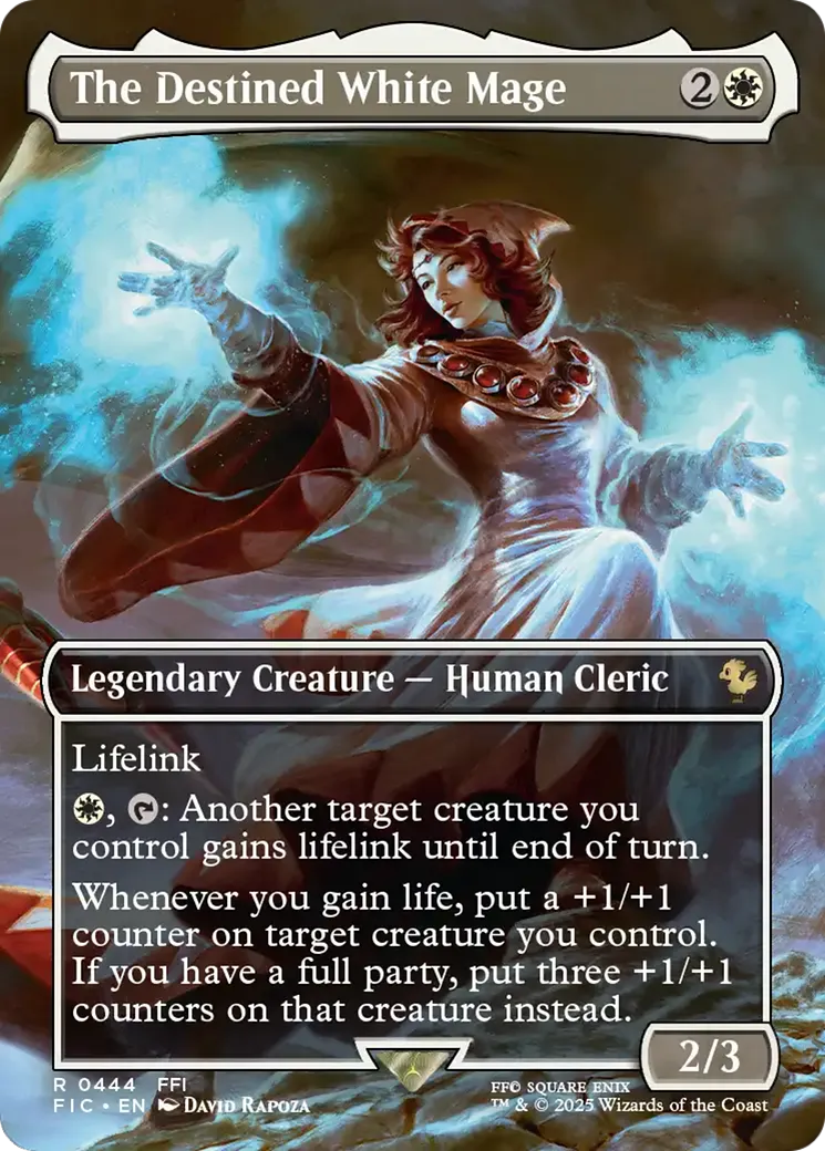 The Destined White Mage — Final Fantasy Commander — Magic: The Gathering