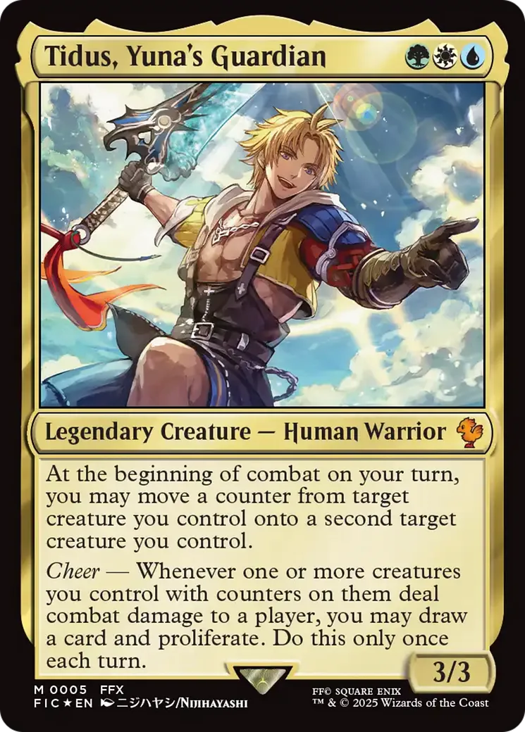 Tidus, Yuna's Guardian — Final Fantasy Commander — Magic: The Gathering
