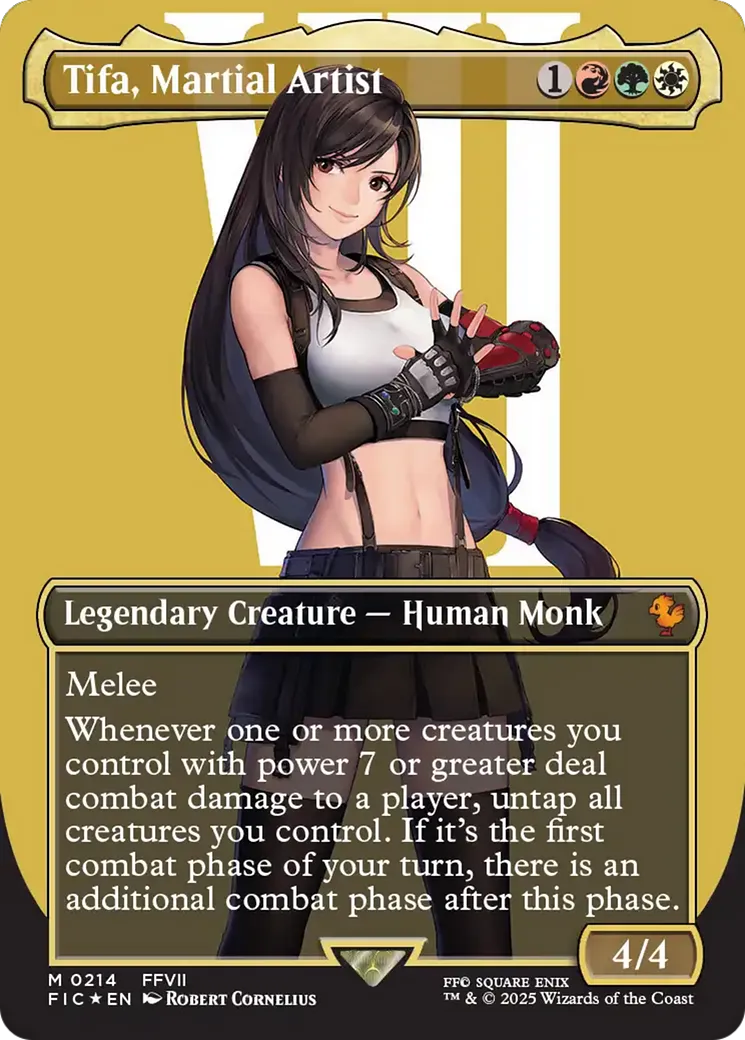 Tifa, experte en arts martiaux — Final Fantasy Commander — Magic: The Gathering