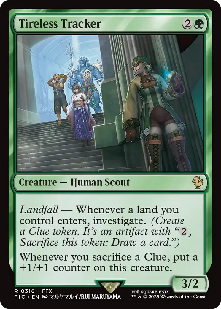 Traqueuse infatigable — Final Fantasy Commander — Magic: The Gathering