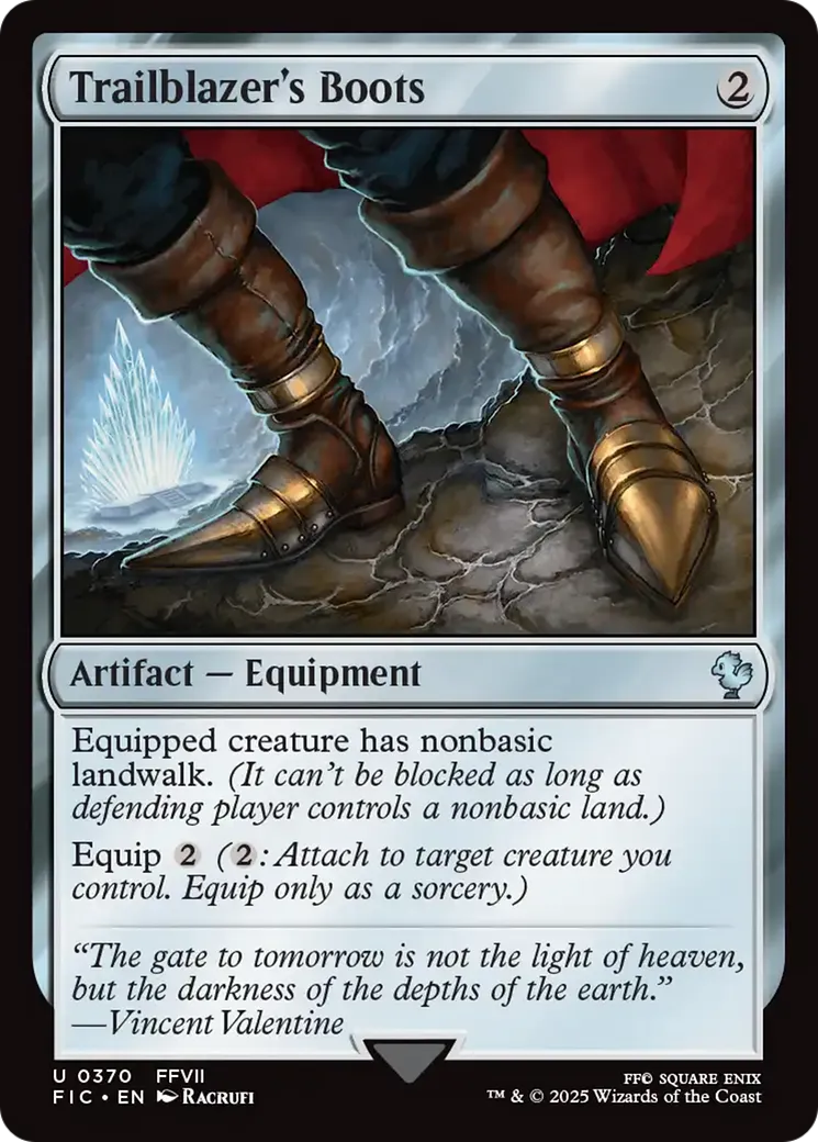Trailblazer's Boots — Final Fantasy Commander — Magic: The Gathering