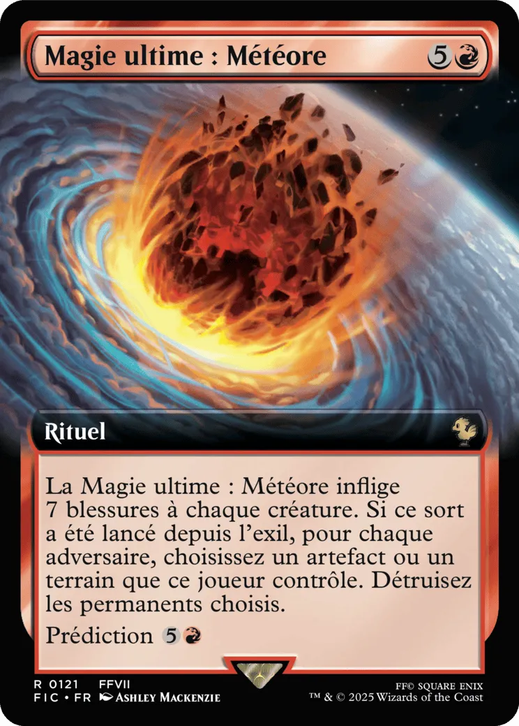 Magie ultime : météore — Final Fantasy Commander — Magic: The Gathering