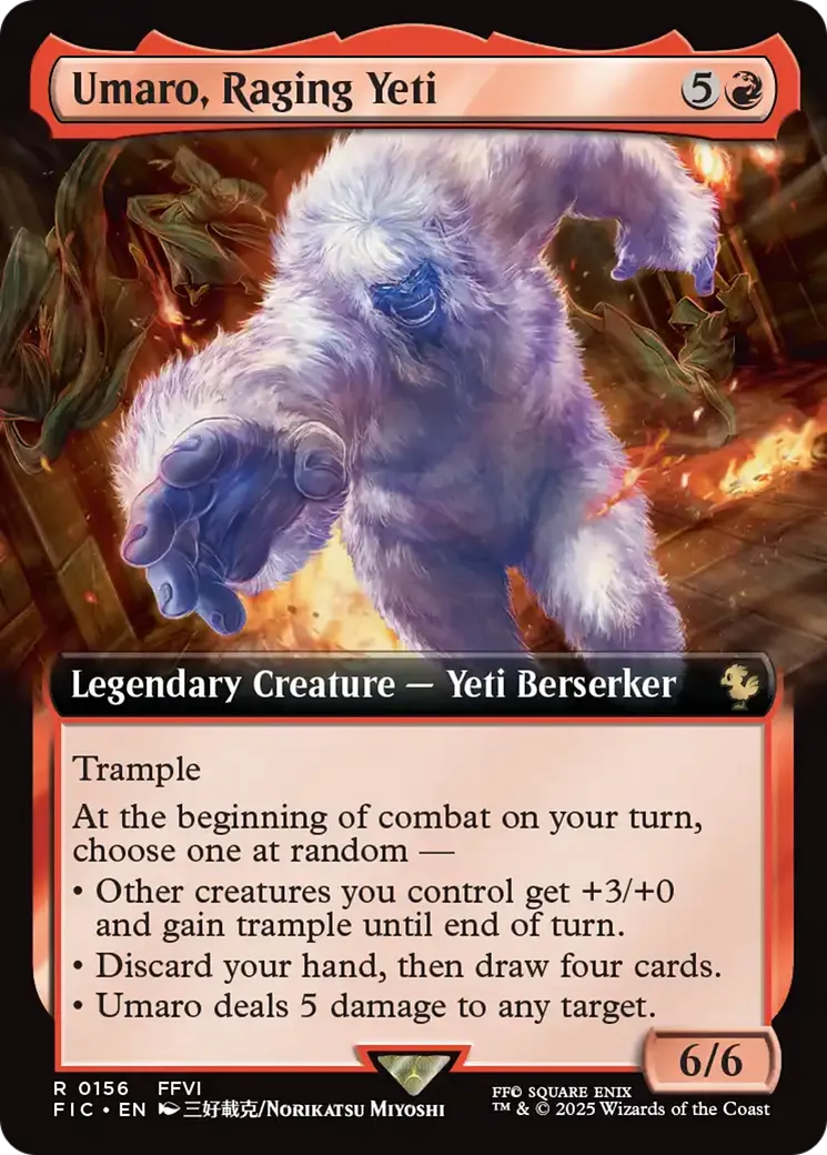 Umaro, Raging Yeti — Final Fantasy Commander — Magic: The Gathering