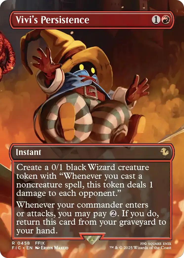 Vivi's Persistence — Final Fantasy Commander — Magic: The Gathering