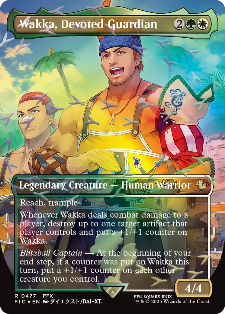 Wakka, gardien pieux — Final Fantasy Commander — Magic: The Gathering