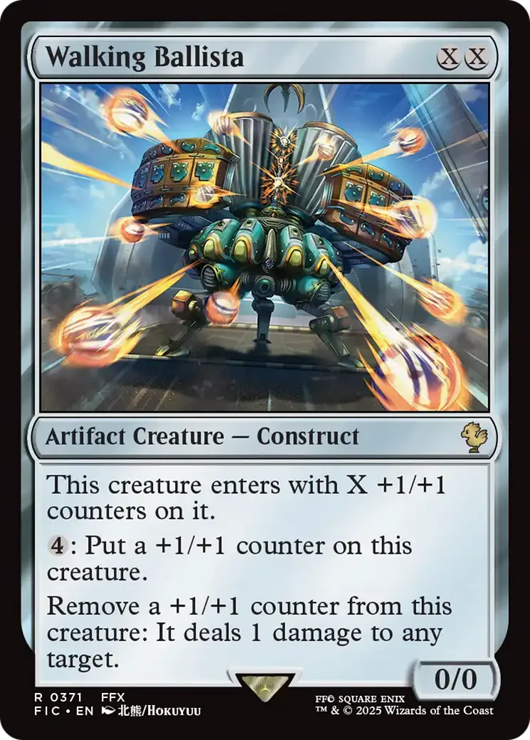Walking Ballista — Final Fantasy Commander — Magic: The Gathering