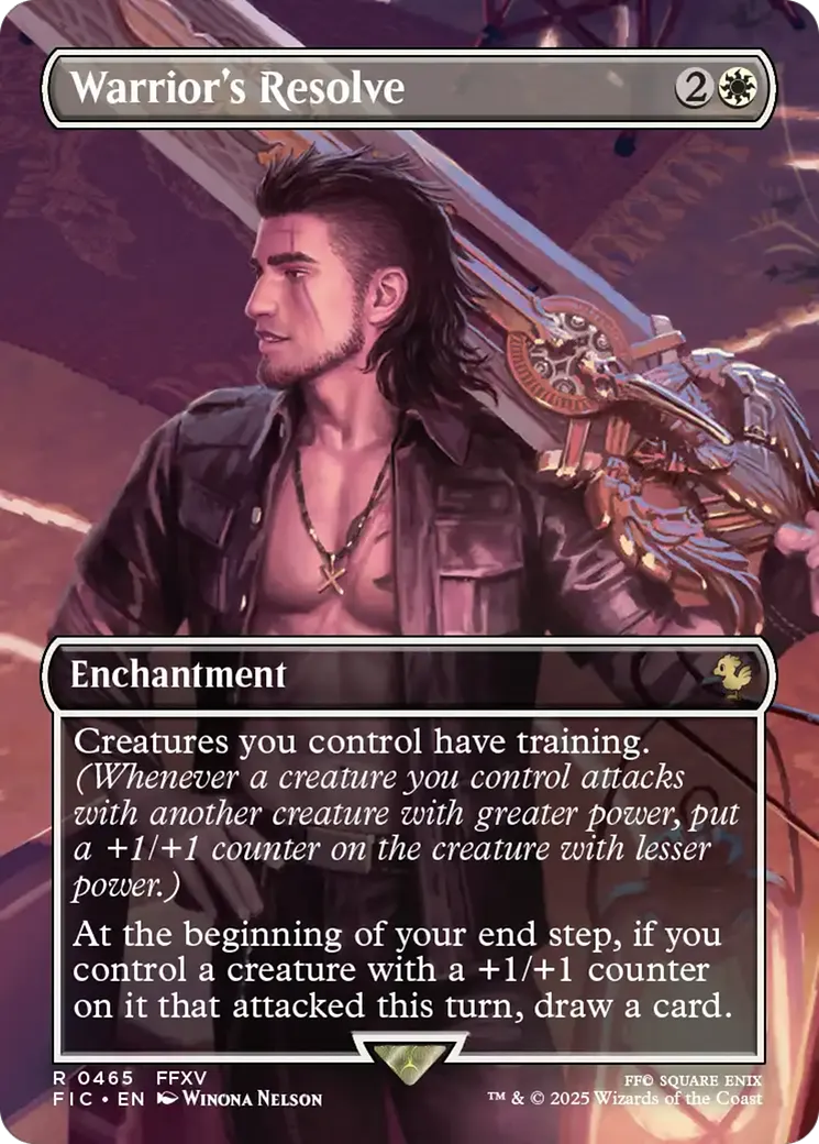 Warrior's Resolve — Final Fantasy Commander — Magic: The Gathering