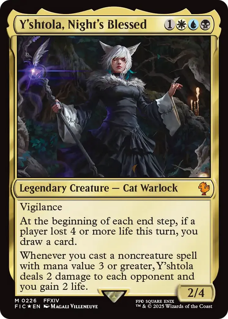 Y'shtola, Night's Blessed — Final Fantasy Commander — Magic: The Gathering