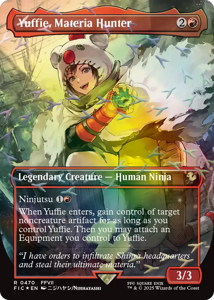 Yuffie, chasseuse de matérias — Final Fantasy Commander — Magic: The Gathering