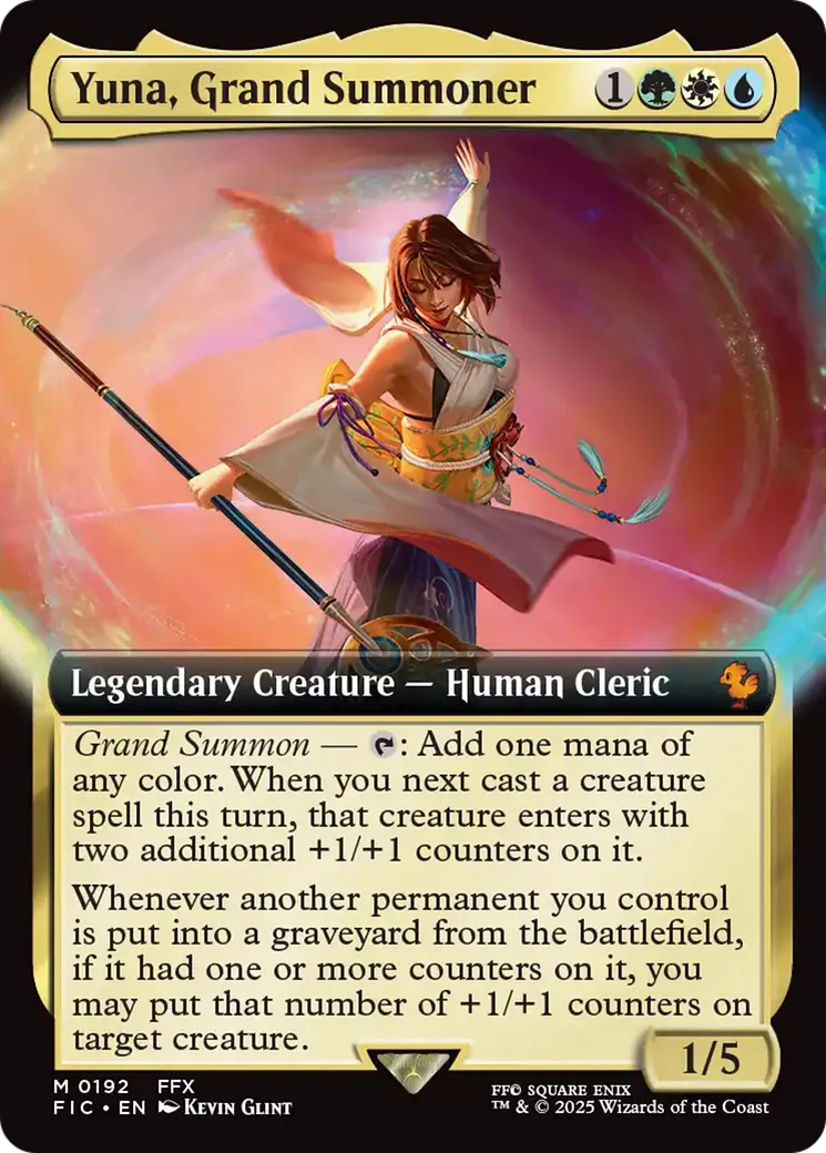 Yuna, Grand Summoner — Final Fantasy Commander — Magic: The Gathering