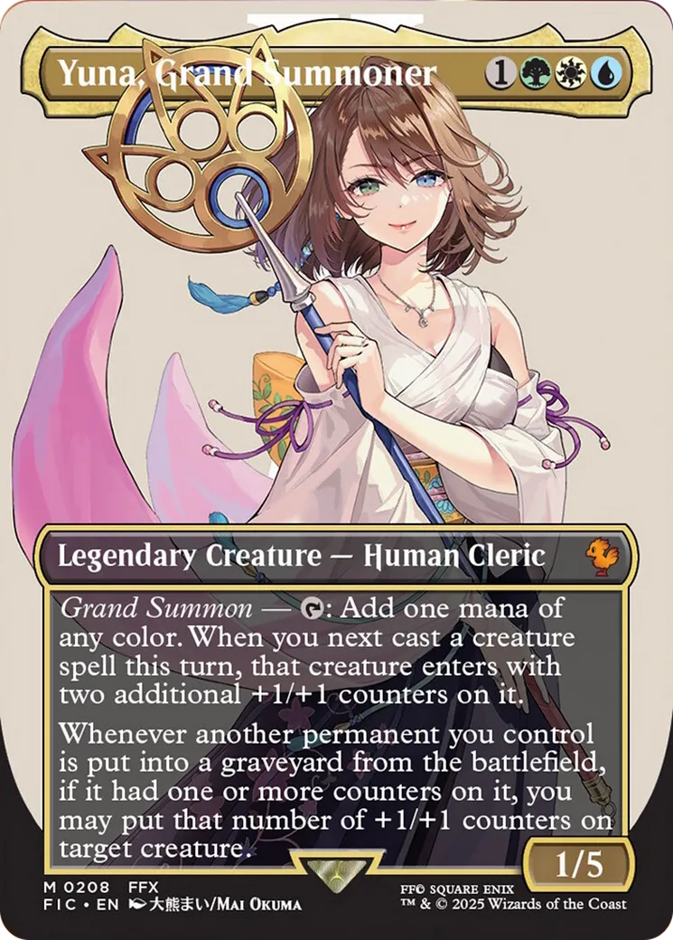 Yuna, Grand Invokeur — Final Fantasy Commander — Magic: The Gathering
