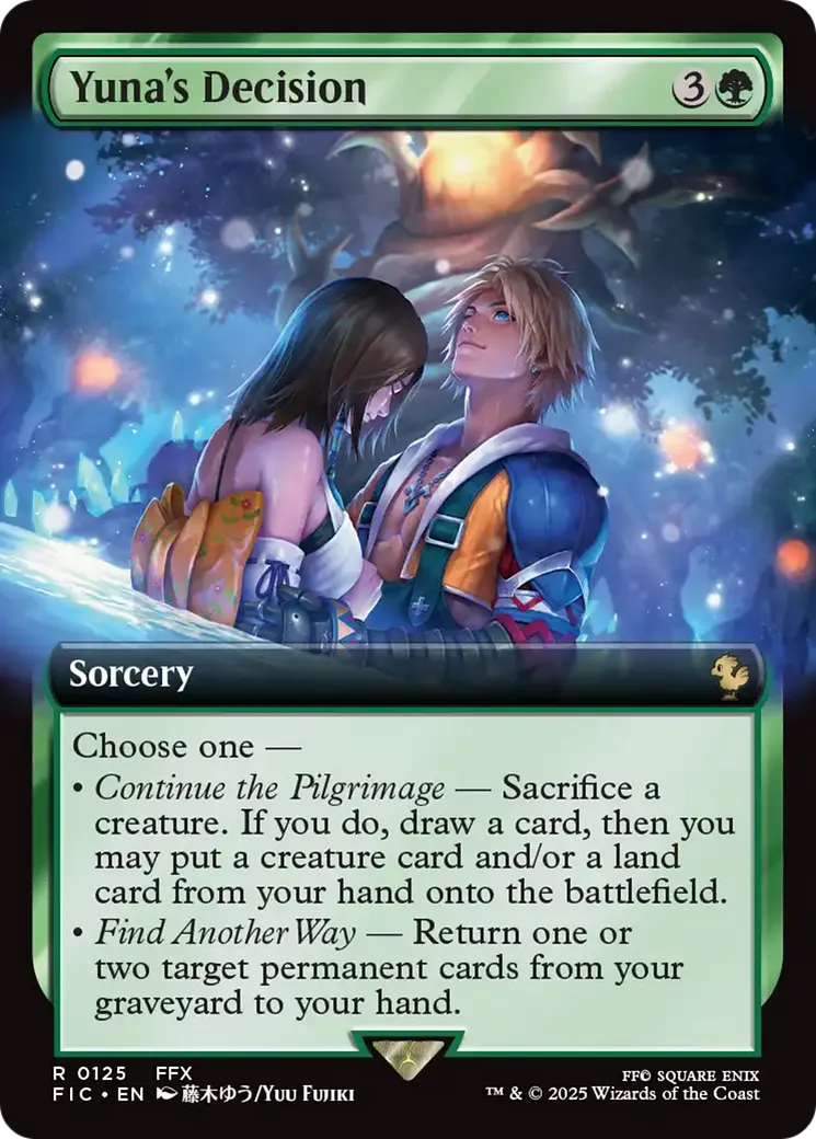 Yuna's Decision — Final Fantasy Commander — Magic: The Gathering