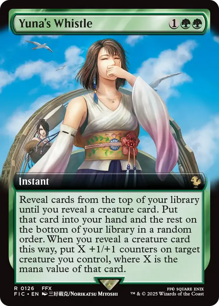 Sifflement de Yuna — Final Fantasy Commander — Magic: The Gathering