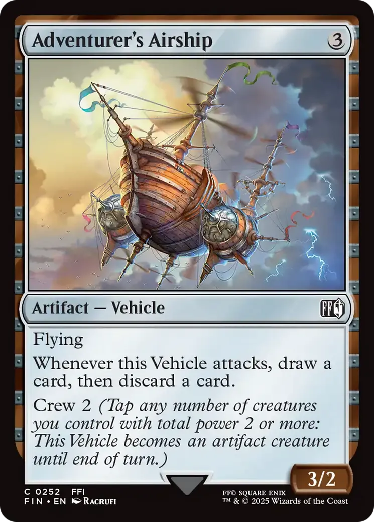 Vaisseau d'aventurier — Final Fantasy — Magic: The Gathering