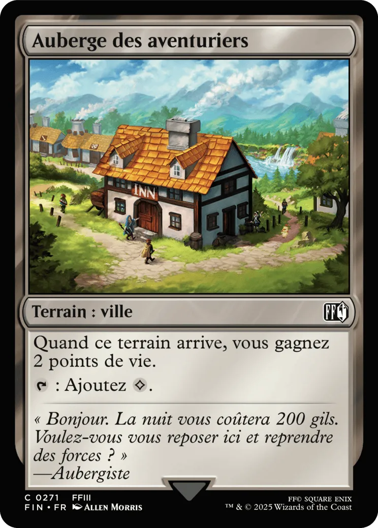 Auberge des aventuriers — Final Fantasy — Magic: The Gathering