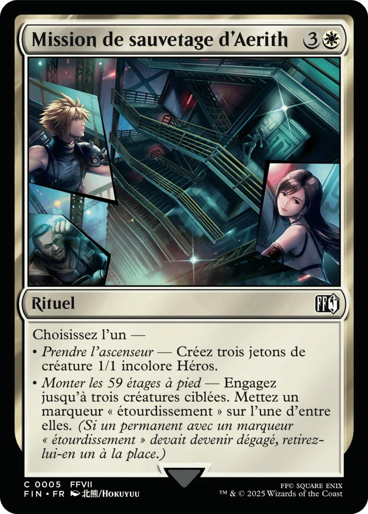 Mission de sauvetage d'Aerith — Final Fantasy — Magic: The Gathering