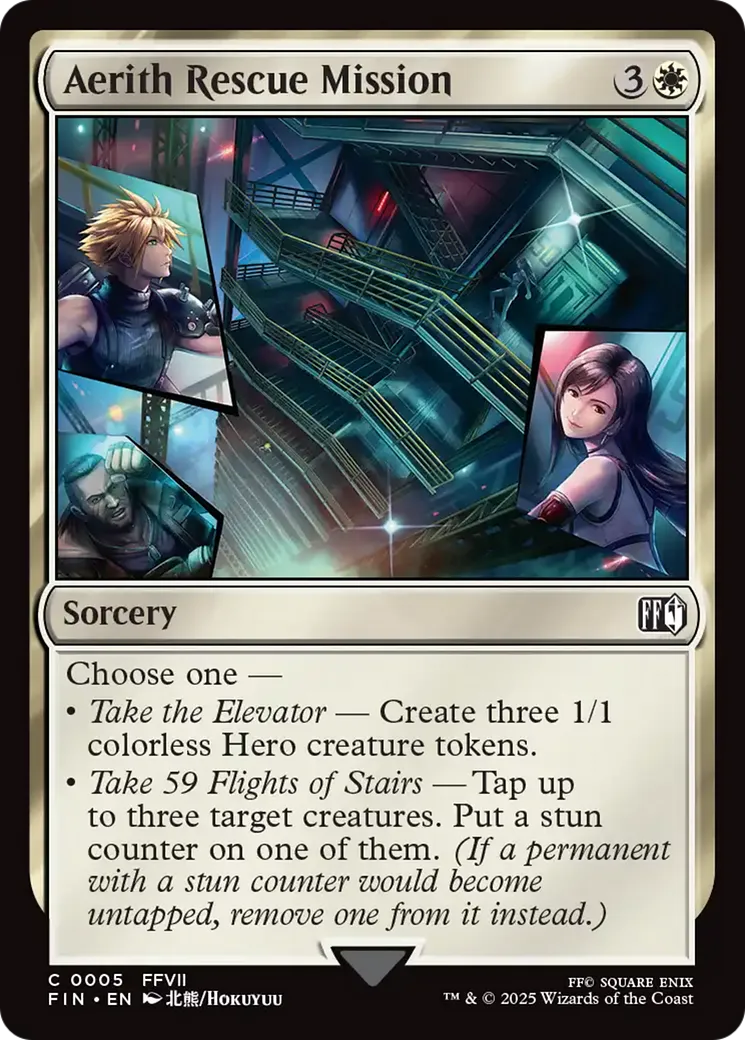 Aerith Rescue Mission — Final Fantasy — Magic: The Gathering