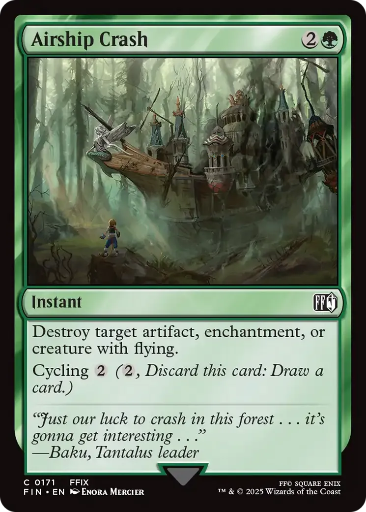 Accident d'aéronef — Final Fantasy — Magic: The Gathering